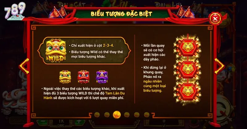 Quay trúng biểu tượng đặc biệt sẽ nhận thưởng khủng